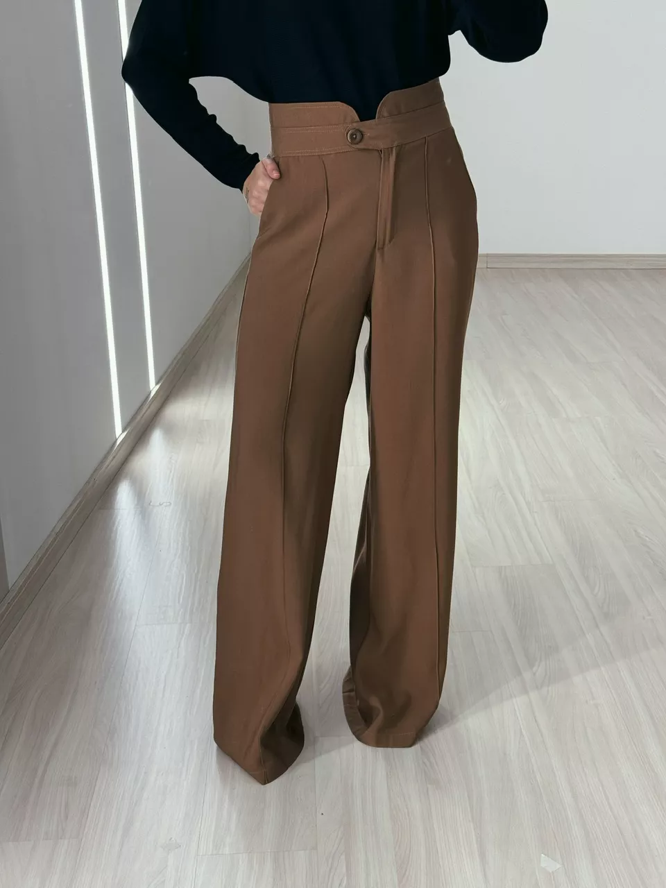 CALÇA LETÍCIA 02 PANTALONA CAPUCCINO 