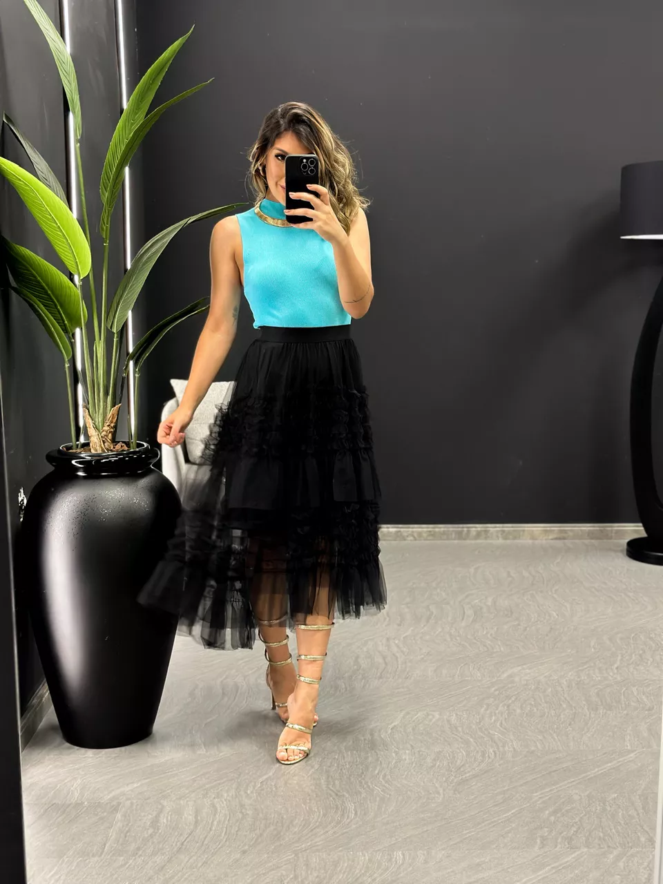 BLUSA BETTY CAVADA AZUL