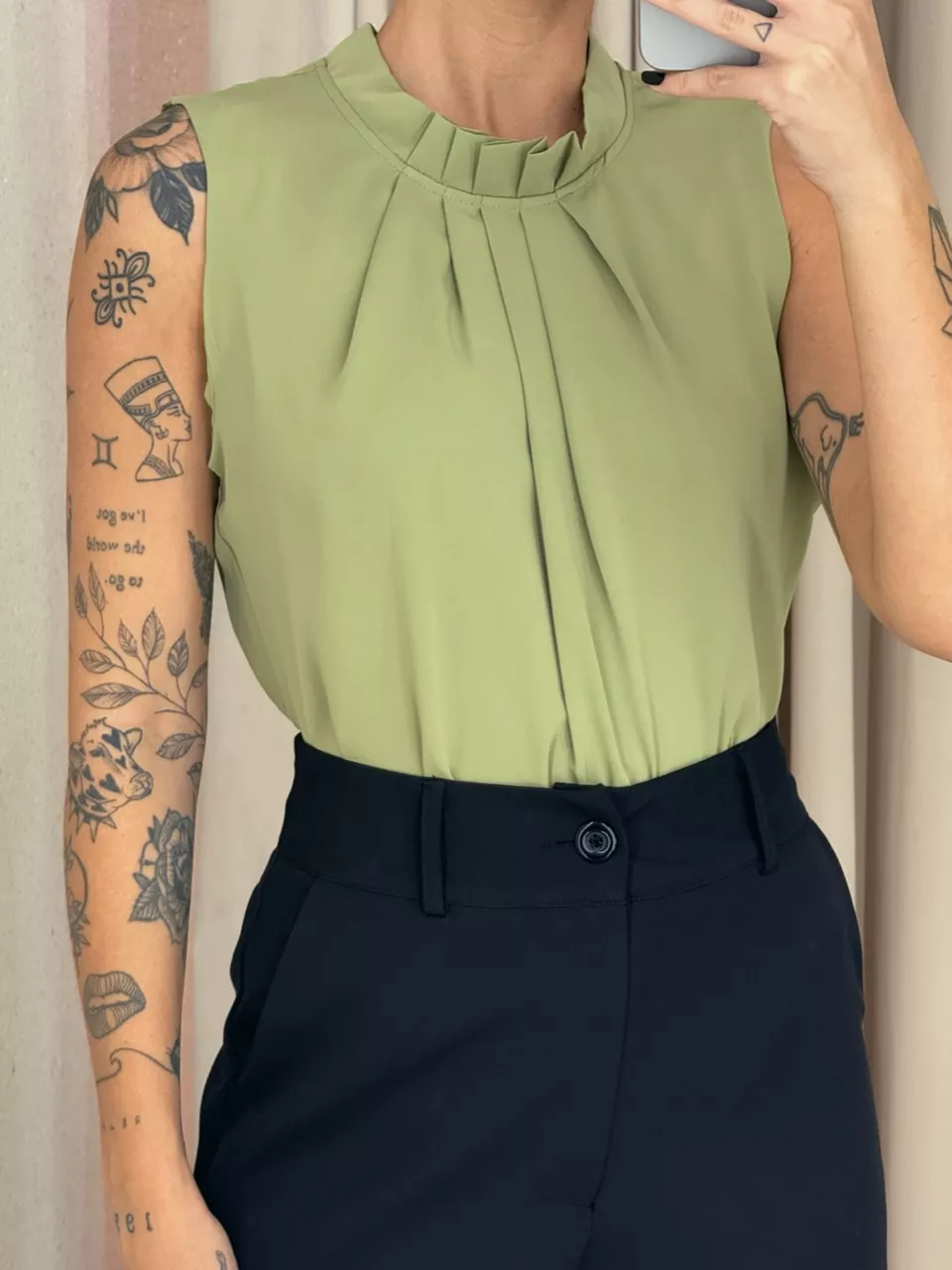 BLUSA FABRICIA CAVADA VERDE