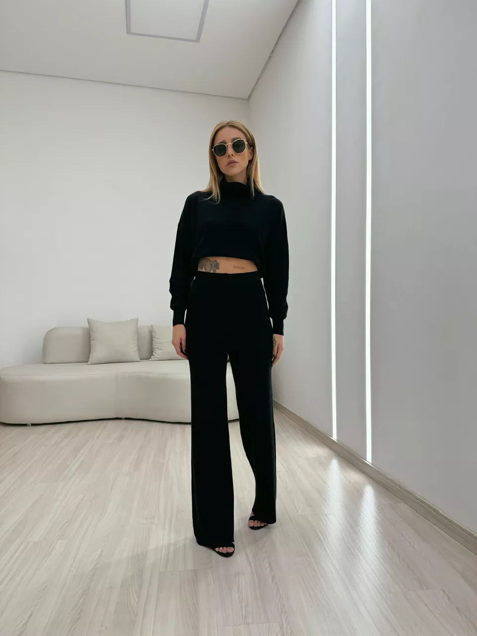 CONJUNTO MODAL GOLA ALTA PRETO