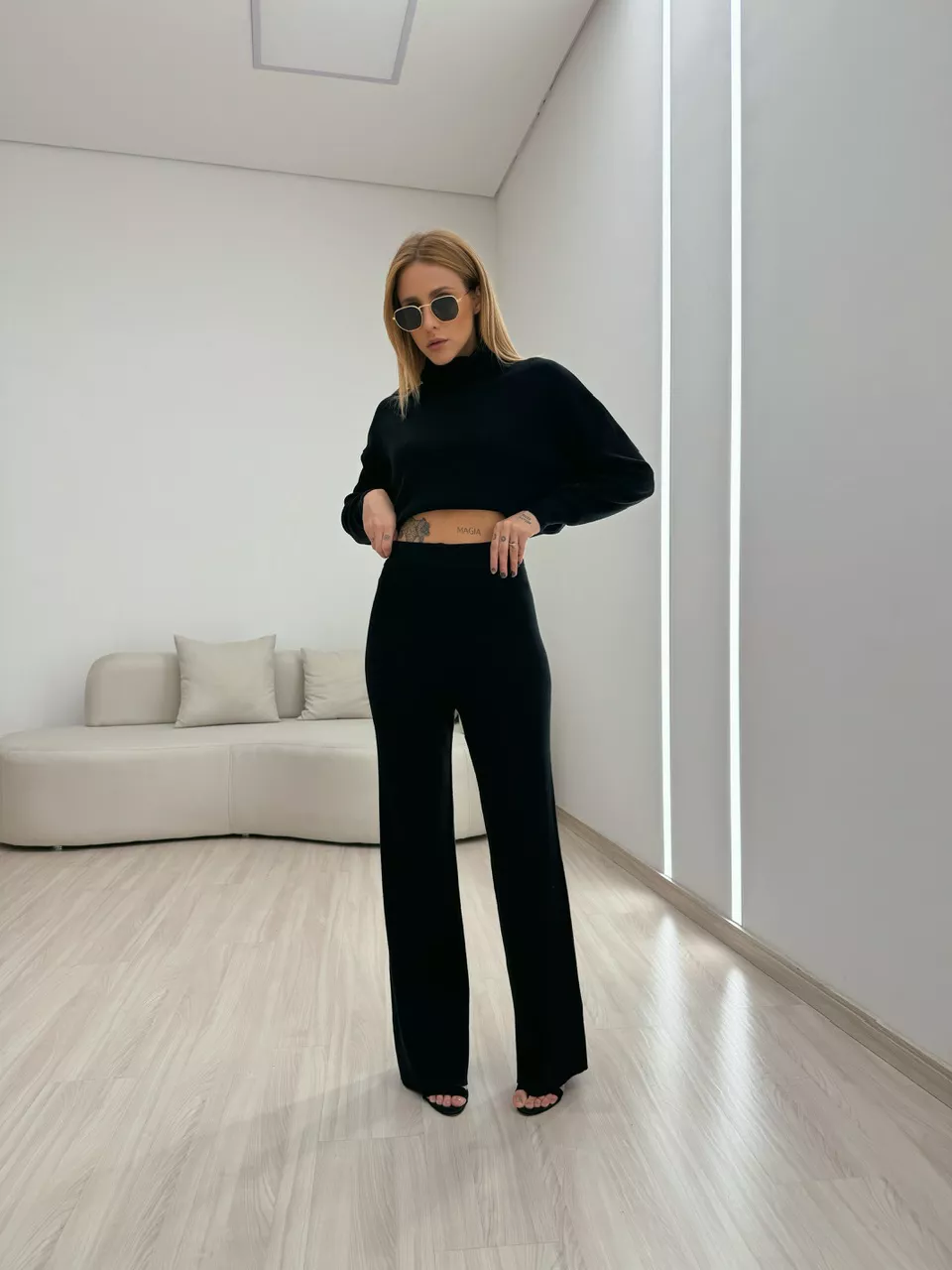 CONJUNTO MODAL GOLA ALTA PRETO