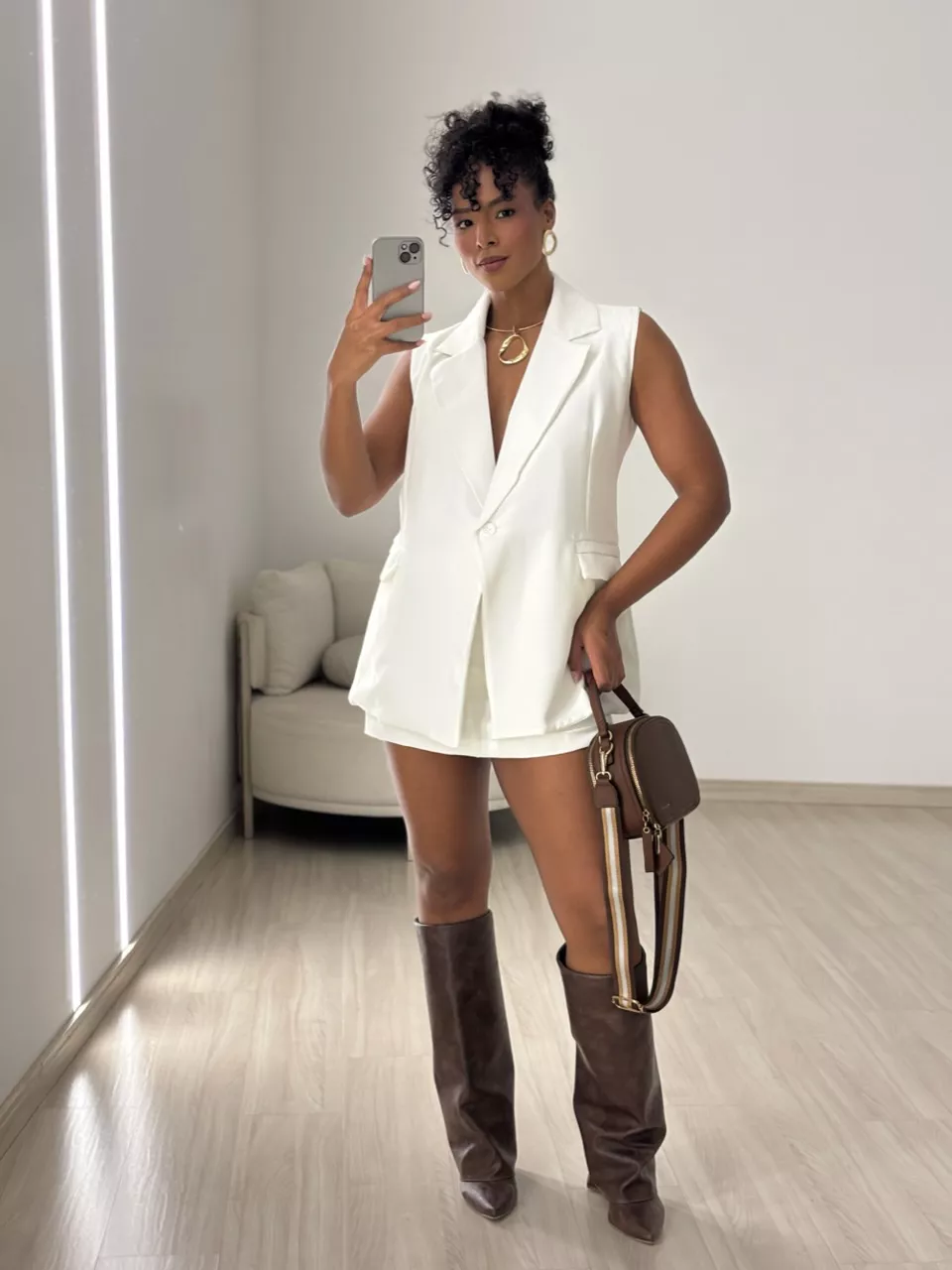 CONJUNTO IVANA SHORT SAIA OFF - 0063970048 - CAROLLA FERRARO