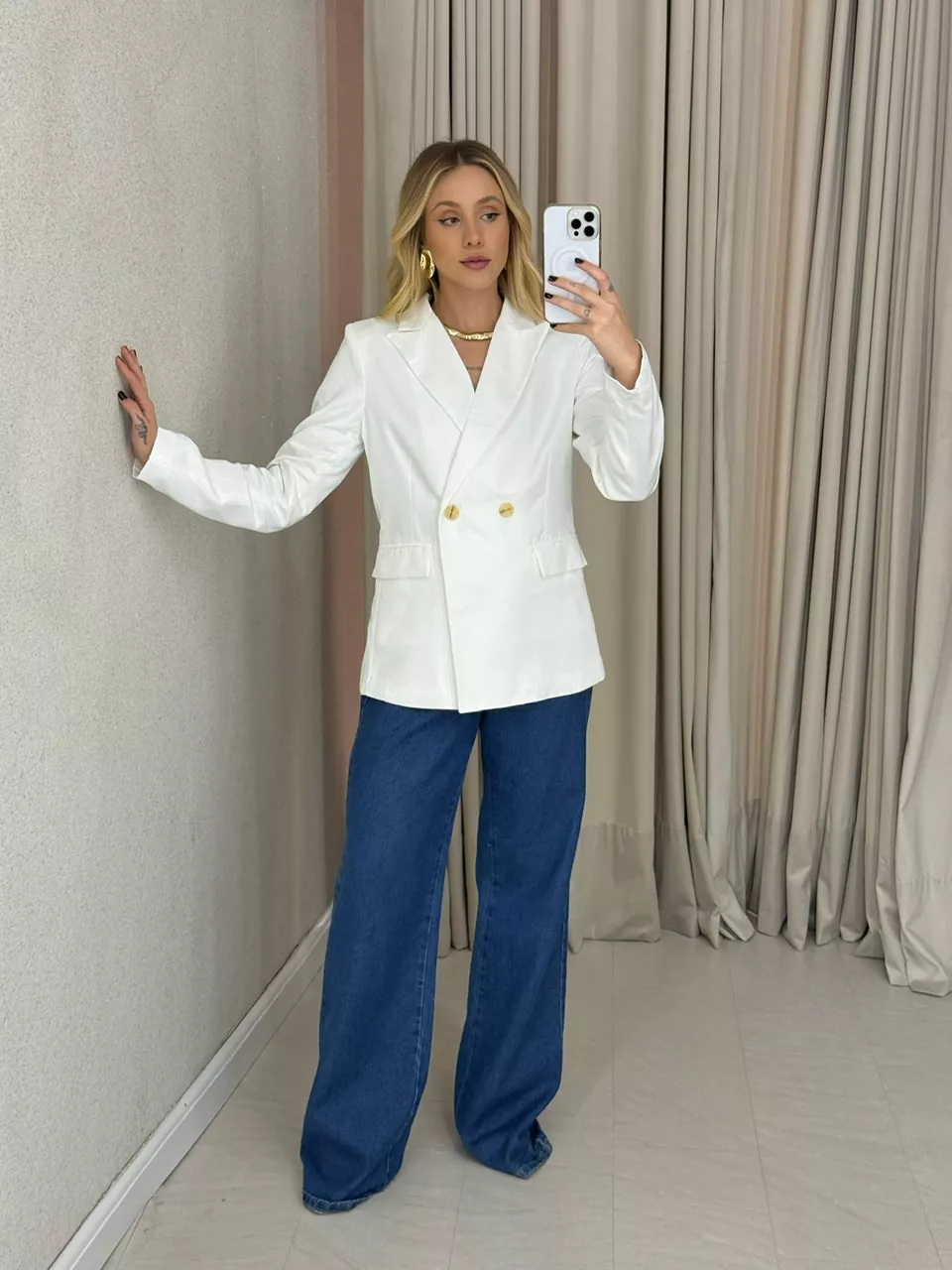 BLAZER BETINA ALFAIATARIA OFF