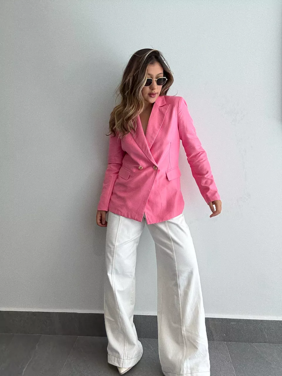 BLAZER BETINA ALFAIATARIA ROSA