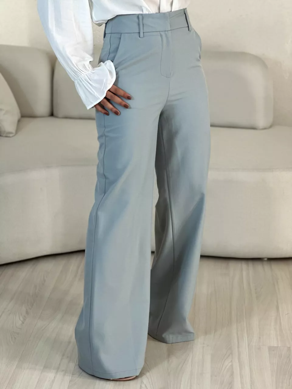 CALÇA TATIANA PANTALONA CINZA