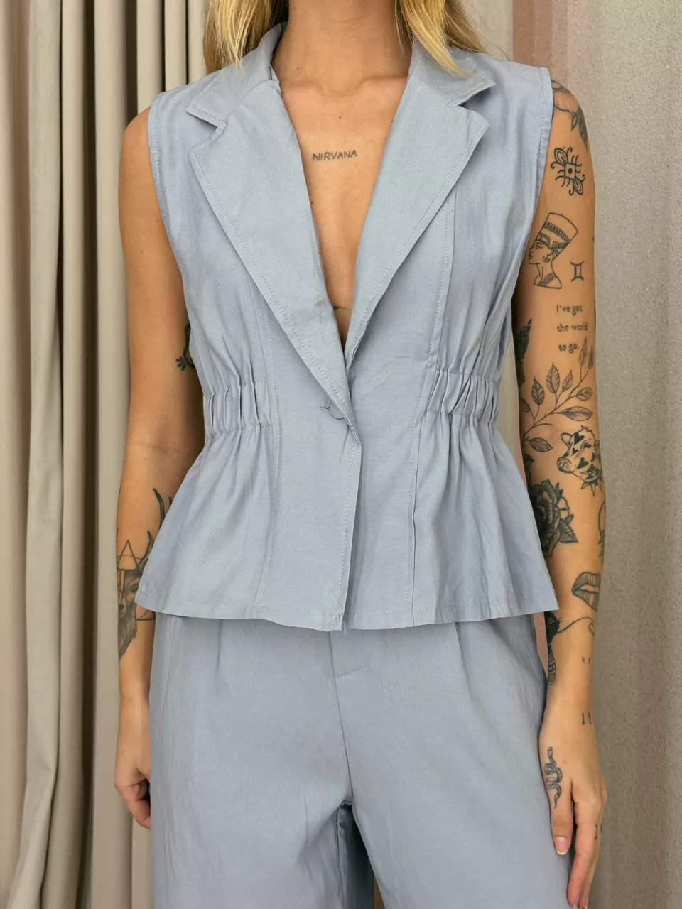 CONJUNTO RAISSA COLETE CINZA