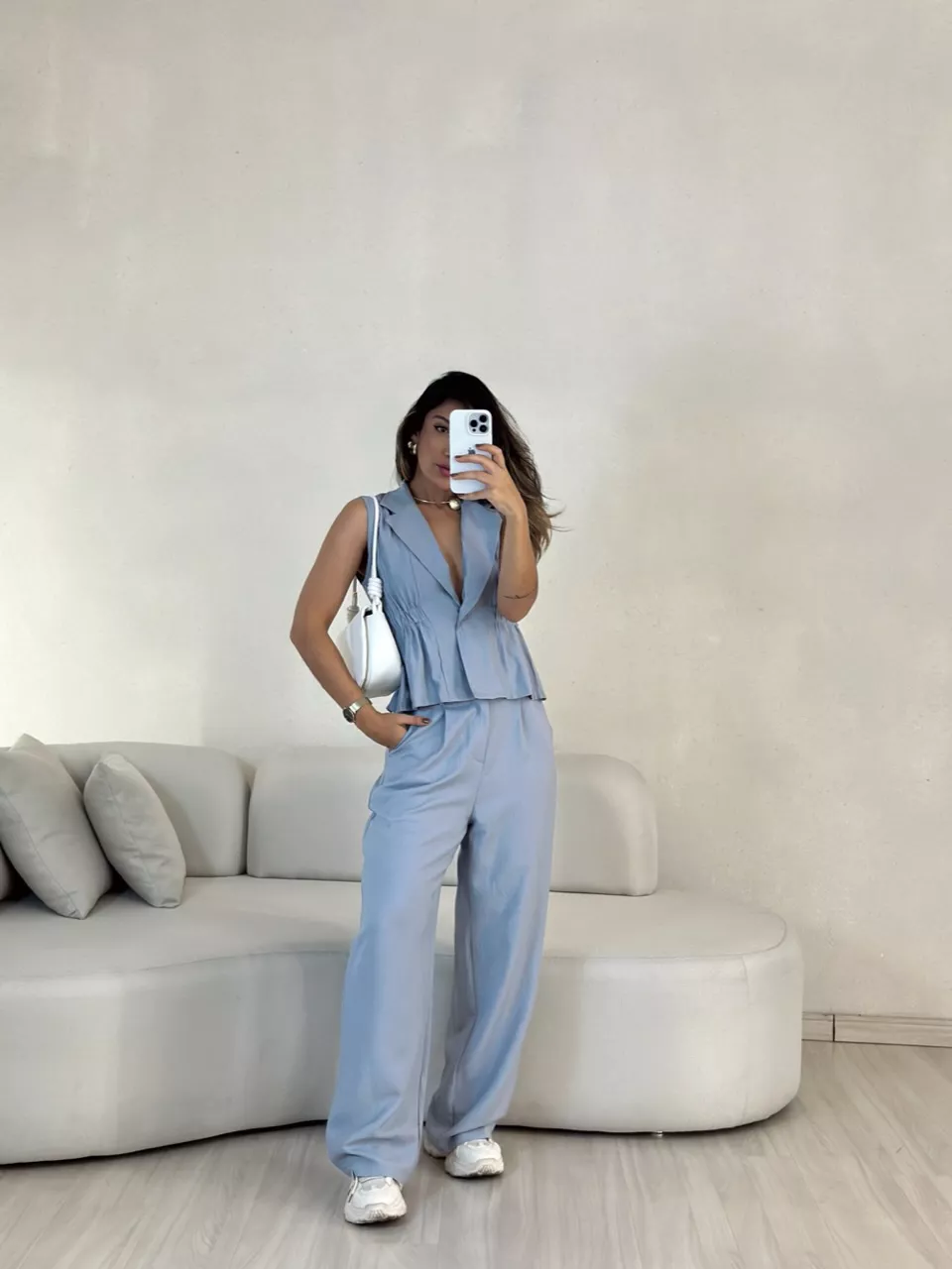 CONJUNTO RAISSA COLETE CINZA - 0054970091 - CAROLLA FERRARO