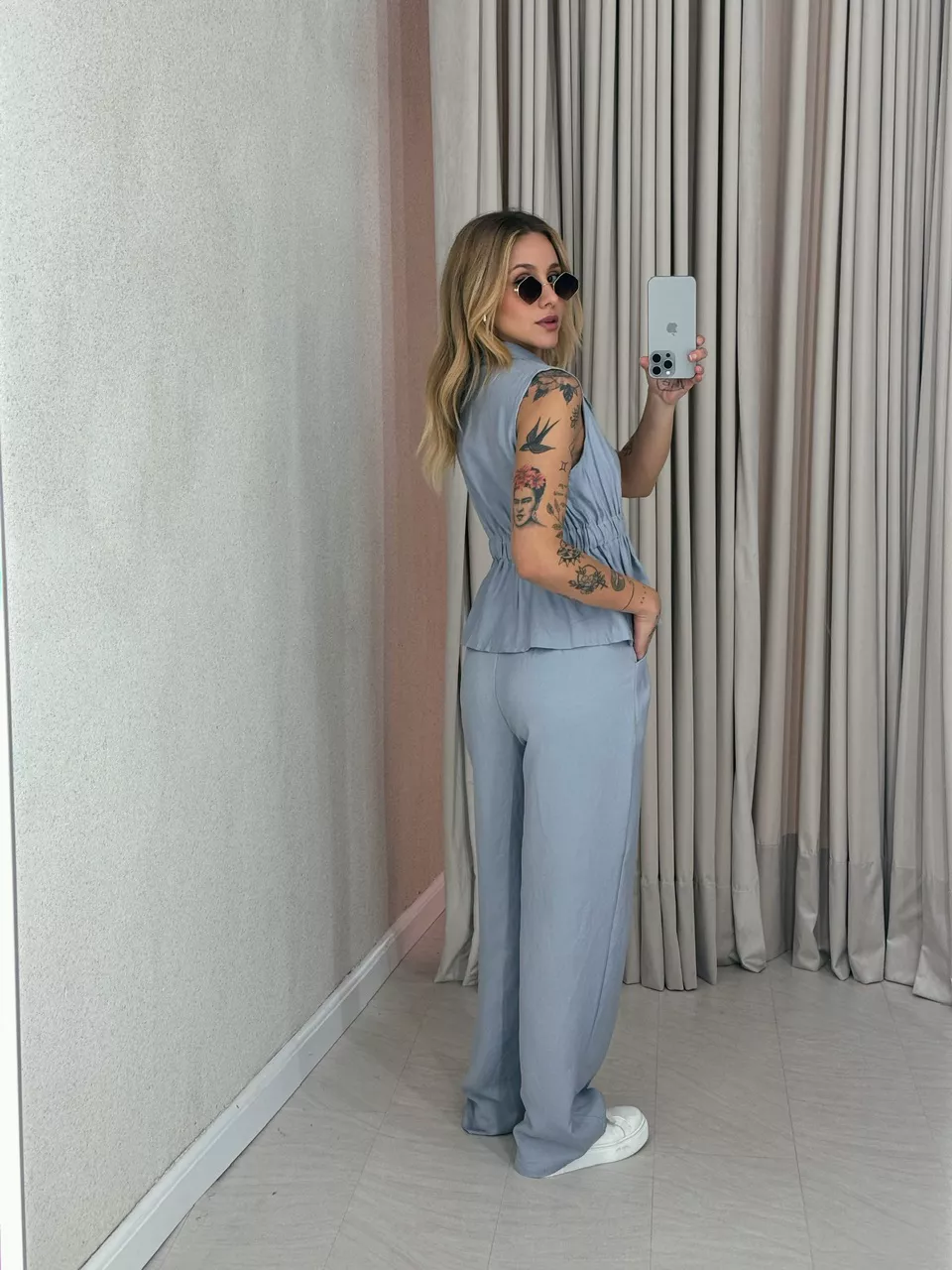 CONJUNTO RAISSA COLETE CINZA