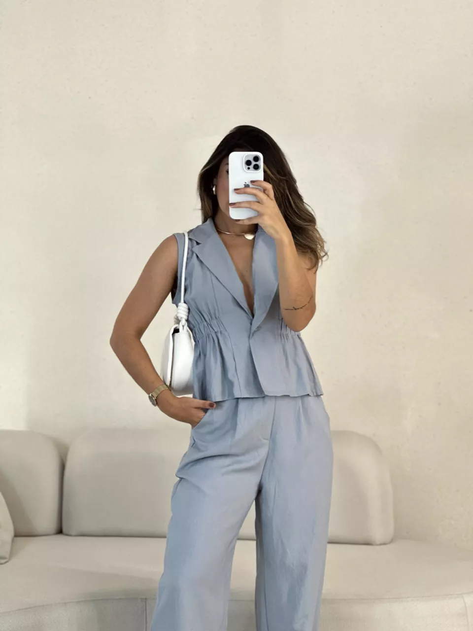 CONJUNTO RAISSA COLETE CINZA