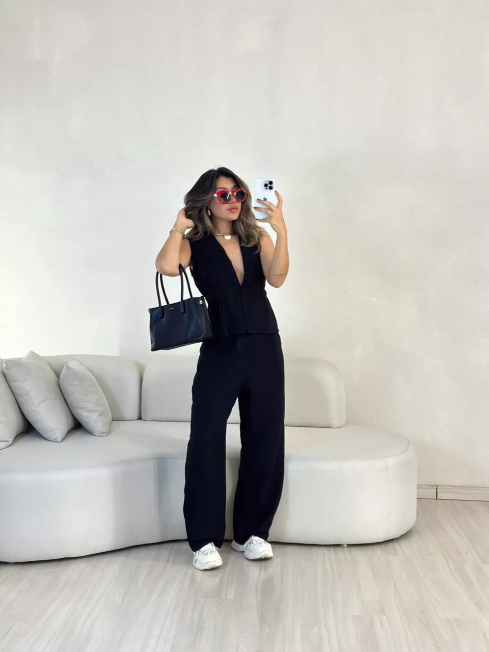 CONJUNTO RAISSA COLETE PRETO - 0054970032 - CAROLLA FERRARO