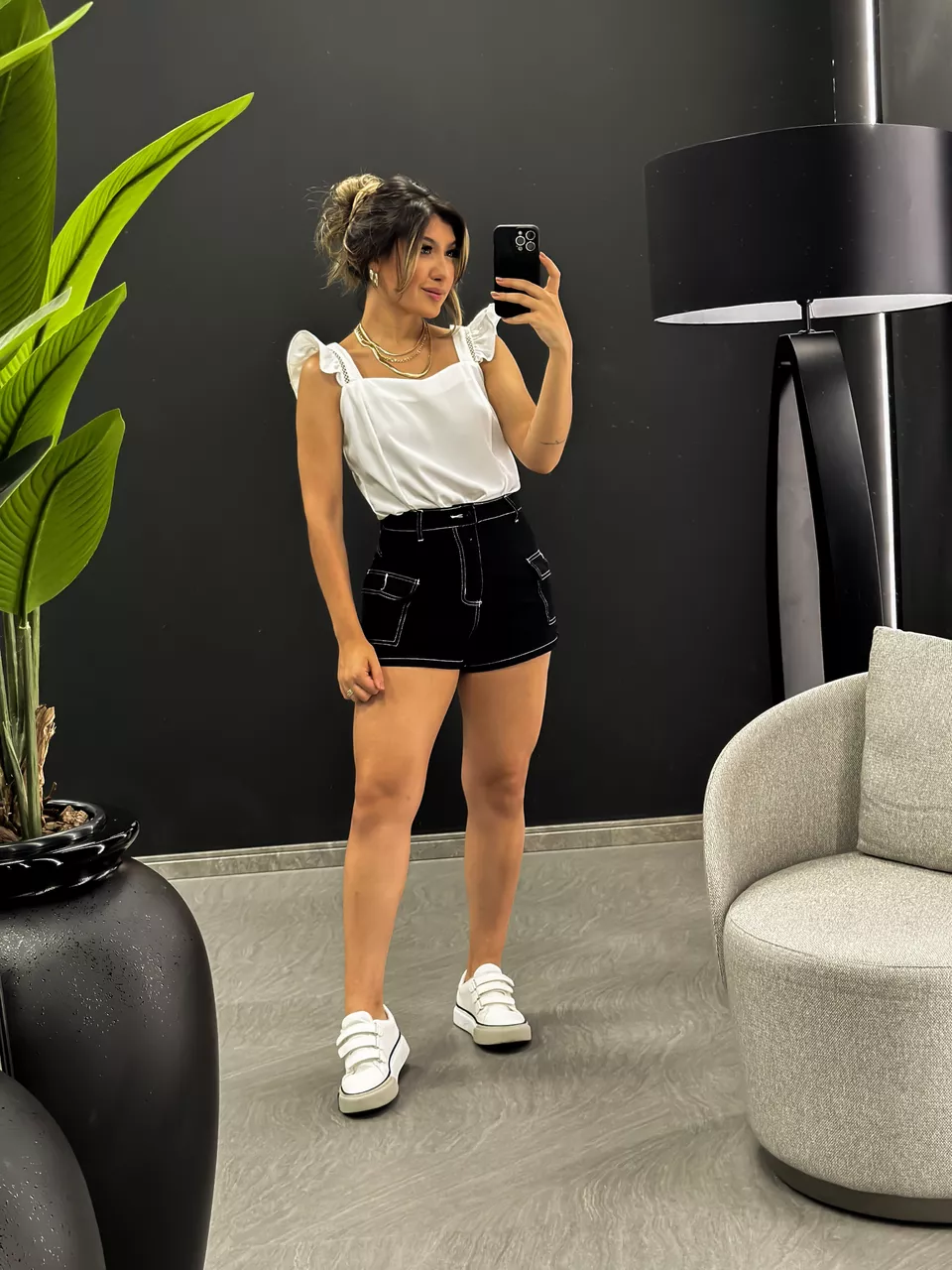 BLUSA FABIANA BABADO OFF