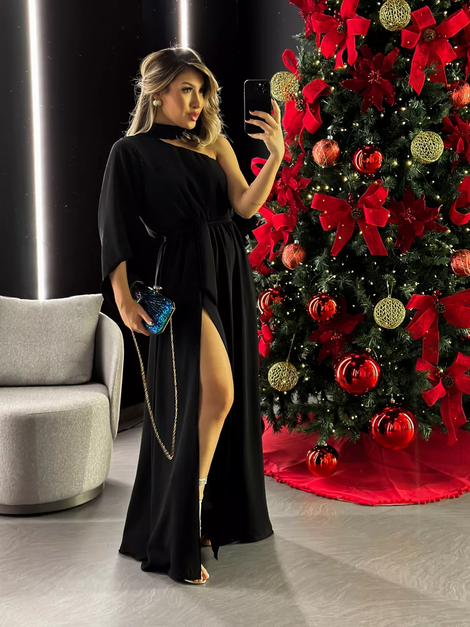 VESTIDO CF JACQUE 02 LONGO preto - 0046070032 - CAROLLA FERRARO