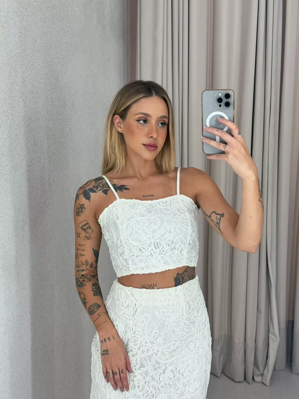 CONJUNTO ELEONORA SAIA RENDA OFF
