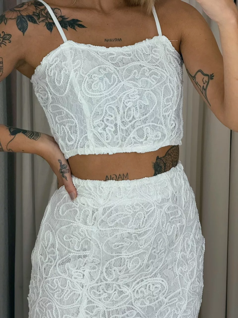 CONJUNTO ELEONORA SAIA RENDA OFF
