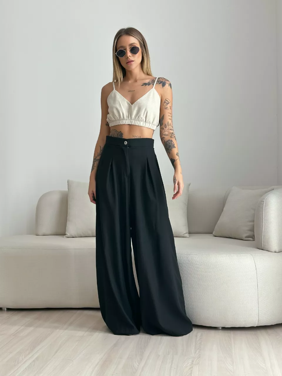 CALÇA MAX PANTALONA PRETA