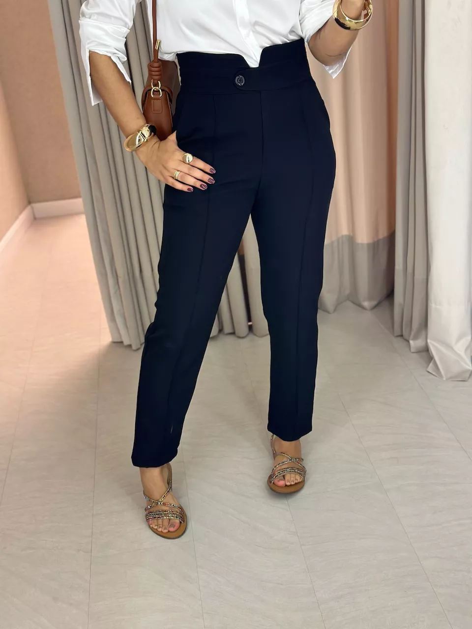 CALÇA SKINNY 02 LETÍCIA PRETA - 0058280033 - CAROLLA FERRARO