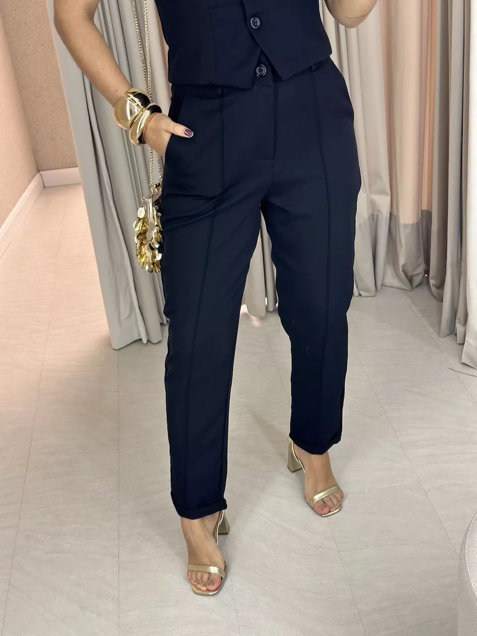CONJUNTO BETH CALÇA PRETO