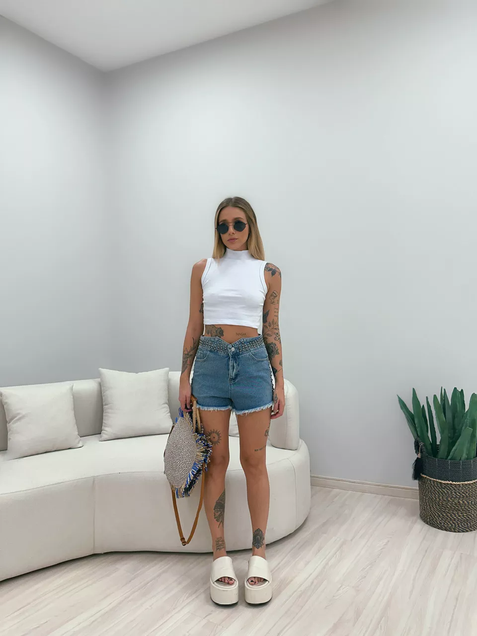 CROPPED CARLA CANELADO BRANCO