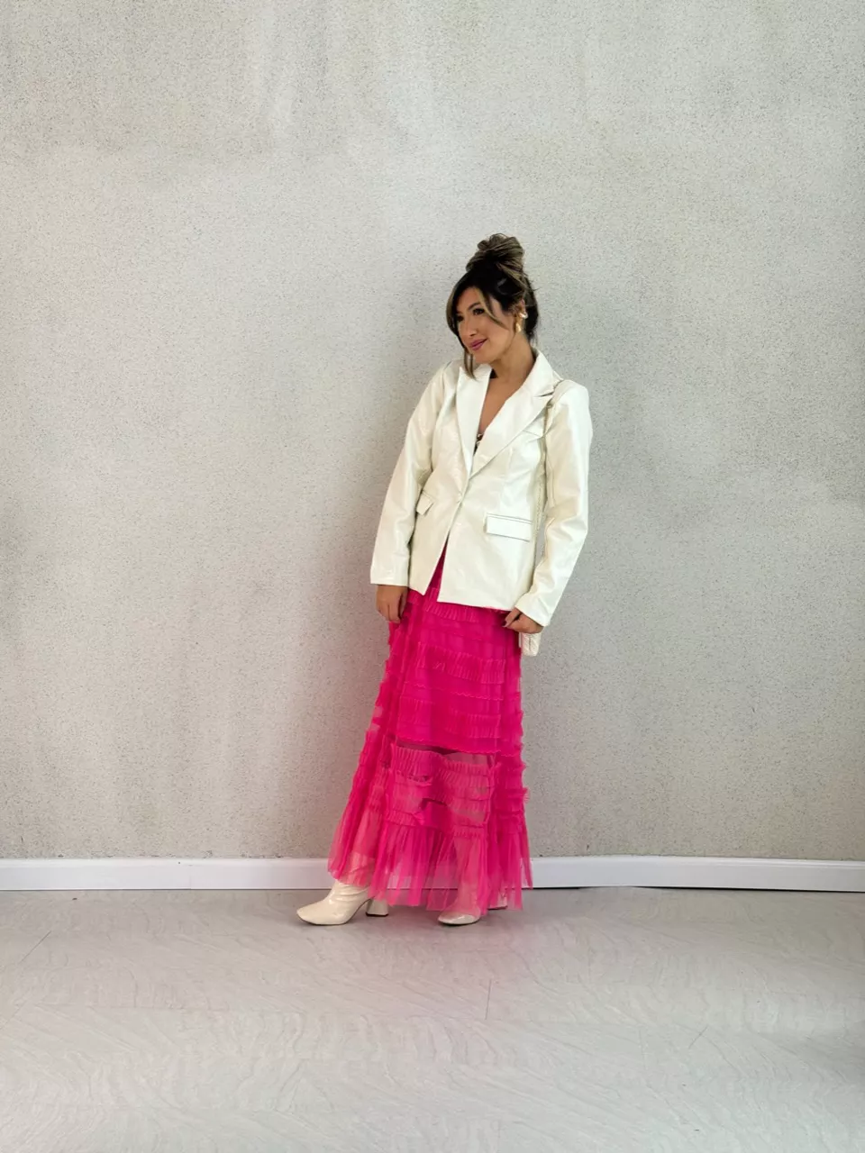 SAIA LUNA TULE PINK