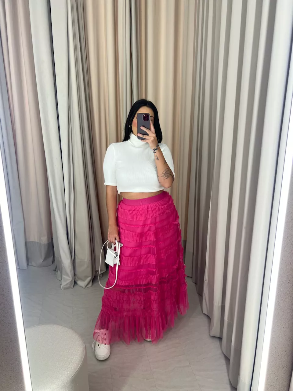 SAIA LUNA TULE PINK