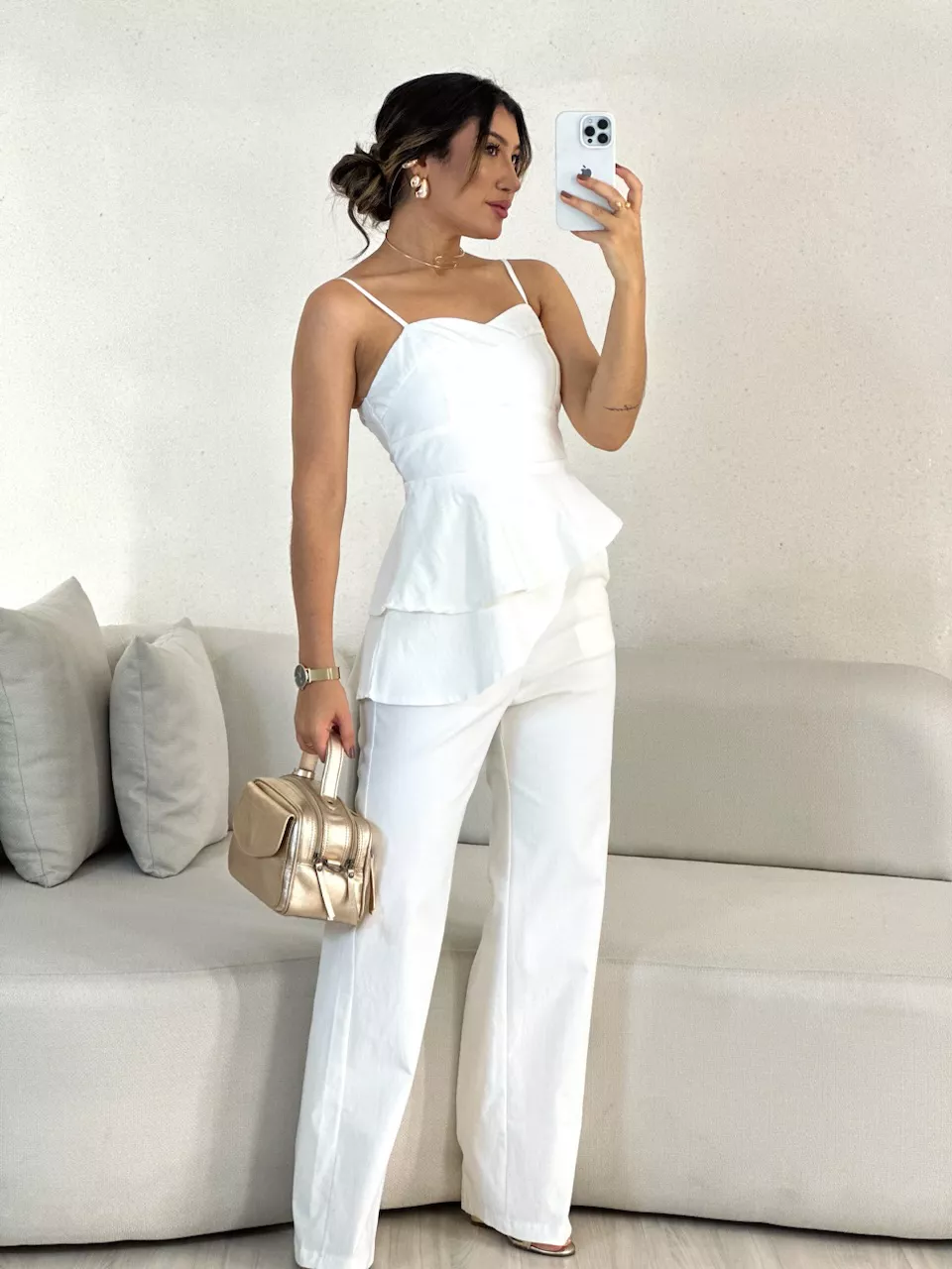 CONJUNTO THAYSE ASSIMÉTRICO OFF - 0055170048 - CAROLLA FERRARO