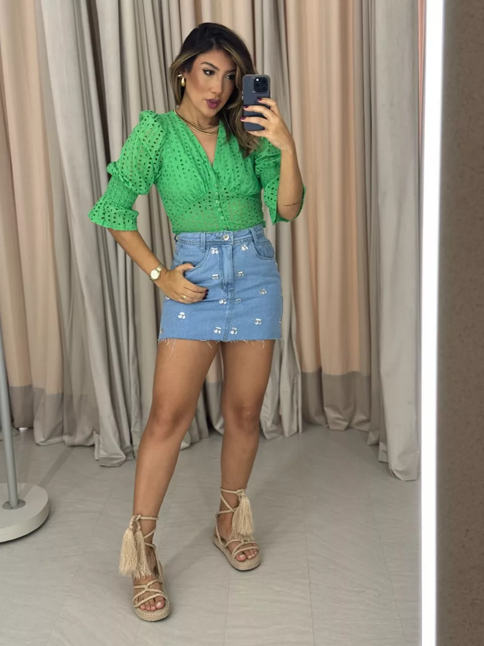 BLUSA MANUELA LAISE VERDE