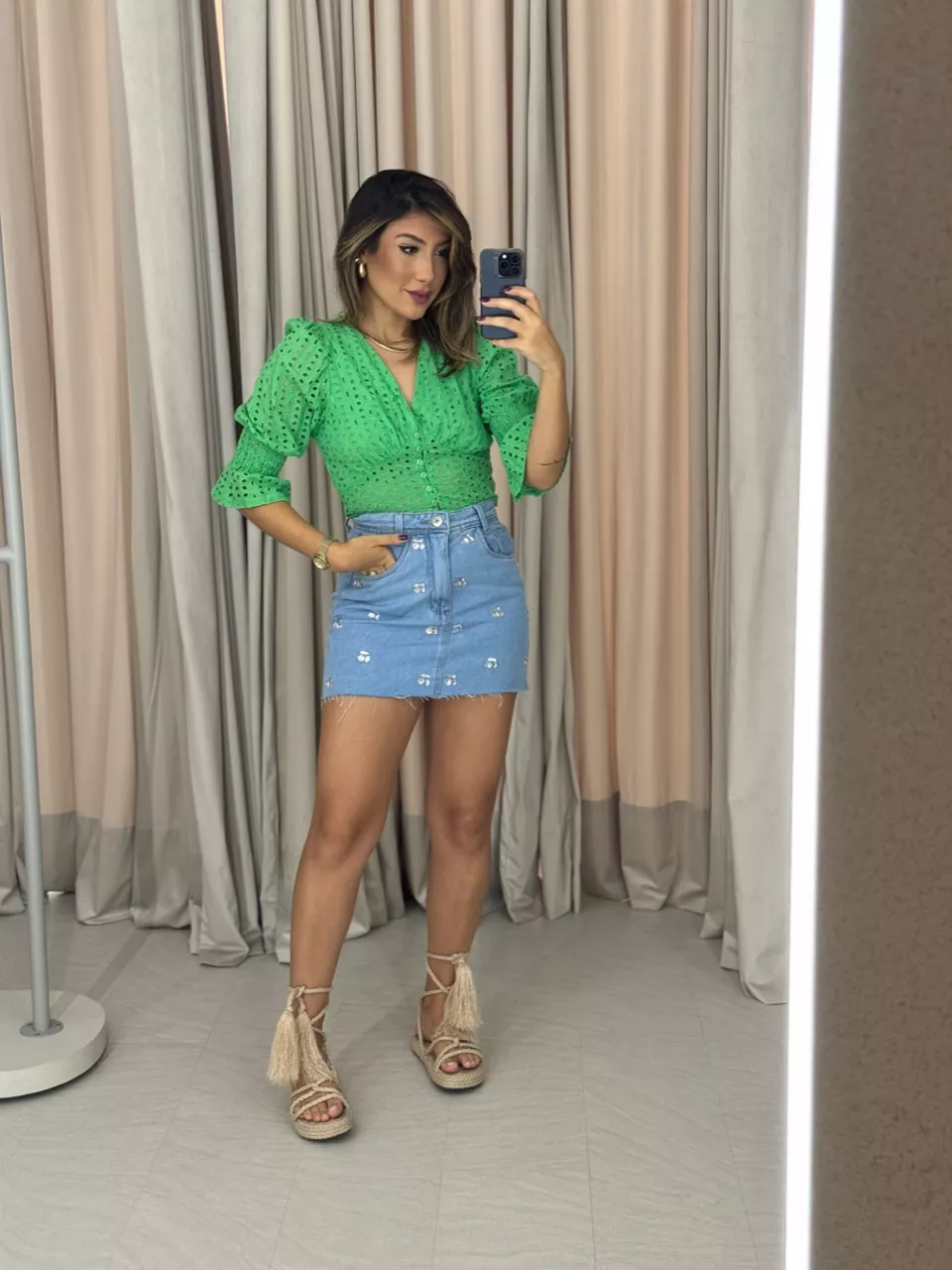 BLUSA MANUELA LAISE VERDE