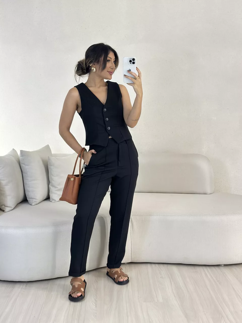 CONJUNTO BRENDA COLETE PRETO