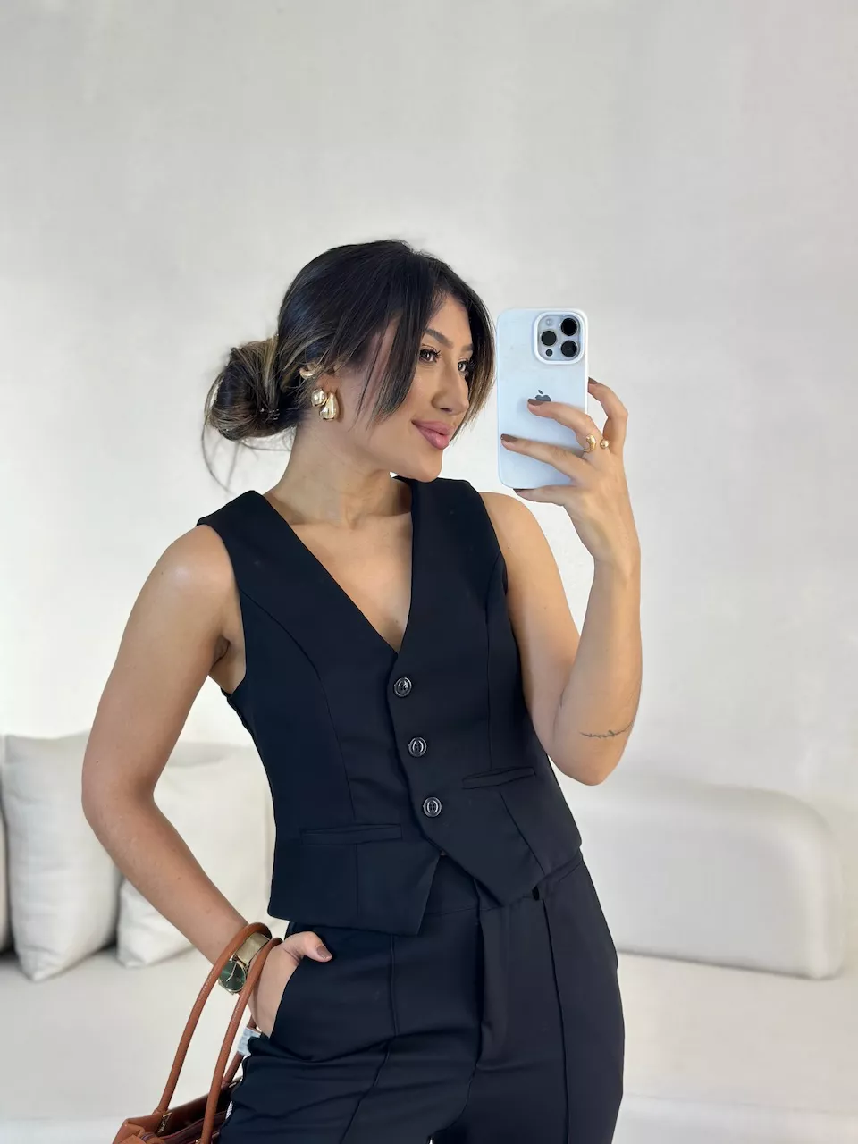 CONJUNTO BRENDA COLETE PRETO
