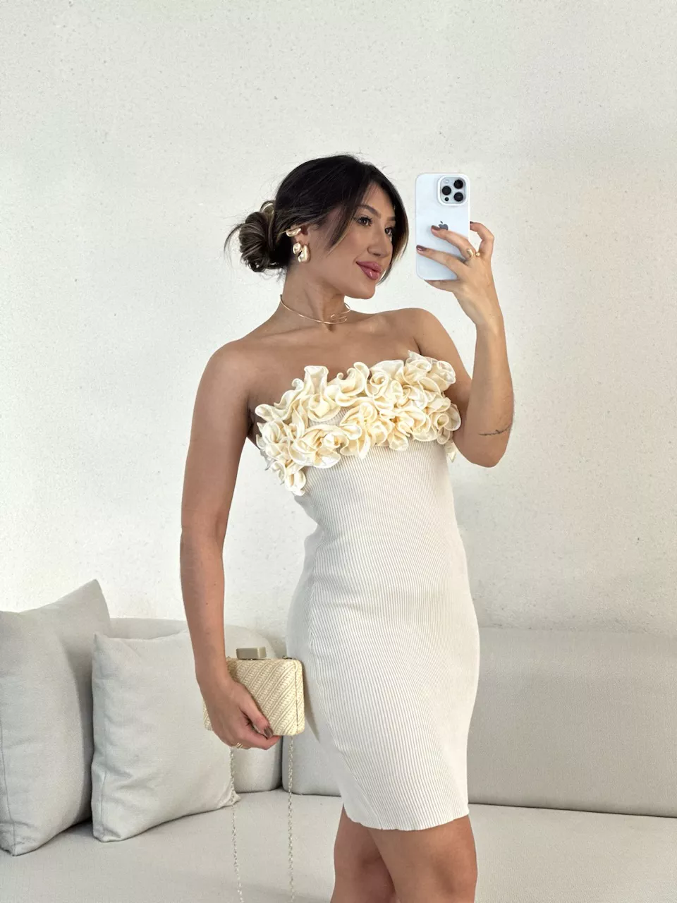VESTIDO DAFINE TOMARA QUE CAIA AREIA - 0055270110 - CAROLLA FERRARO