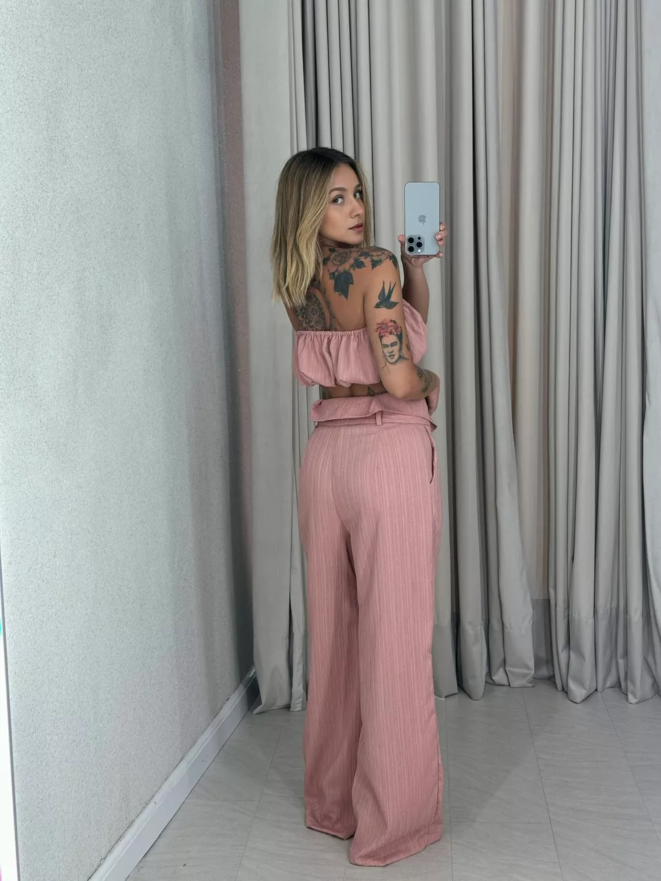 CALÇA CF CLOCHARD ROSA QUEIMADO
