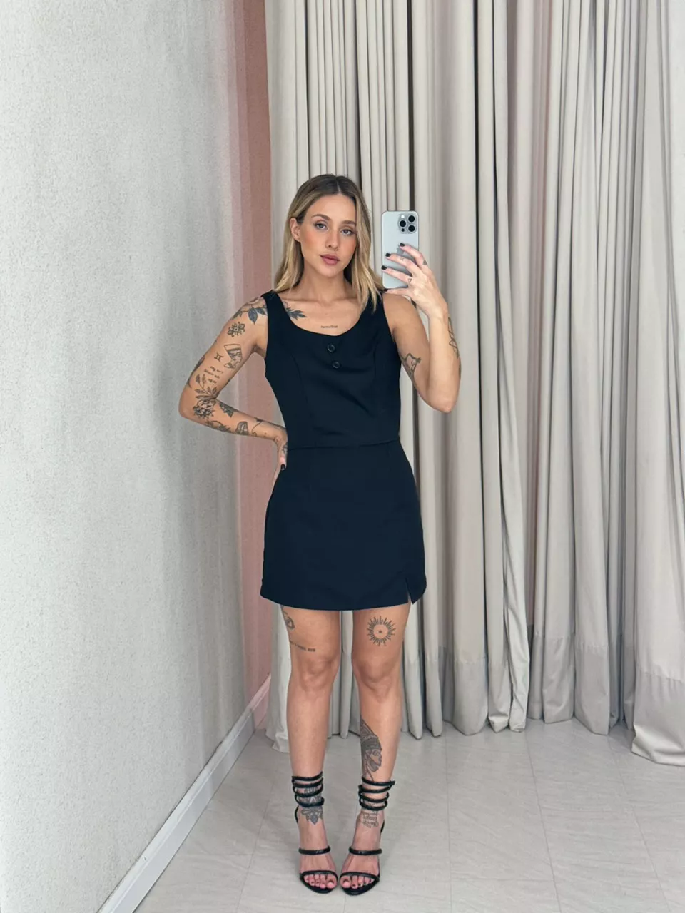 CONJUNTO VIVIAN SAIA preto - 0059880032 - CAROLLA FERRARO