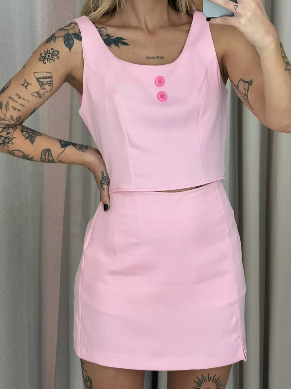 CONJUNTO VIVIAN SAIA Rosa
