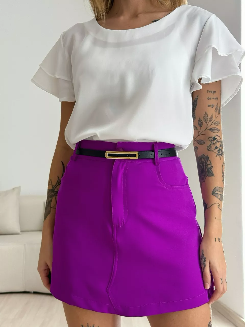 SHORT SAIA SAMANTA FUCSIA