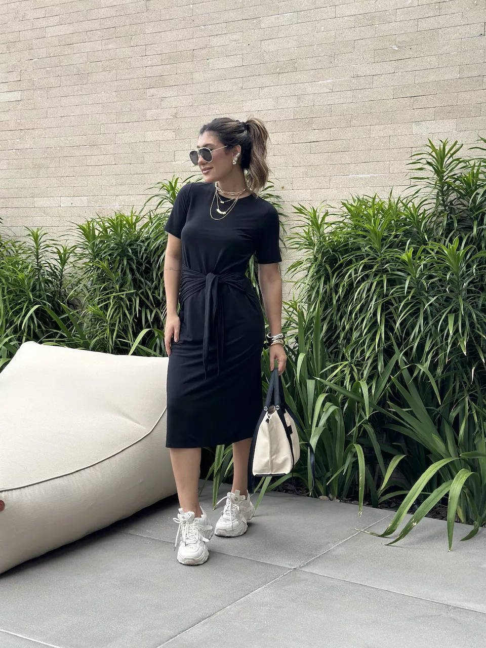 VESTIDO TALITA AMARRAÇÃO PRETO - 0065550032 - CAROLLA FERRARO