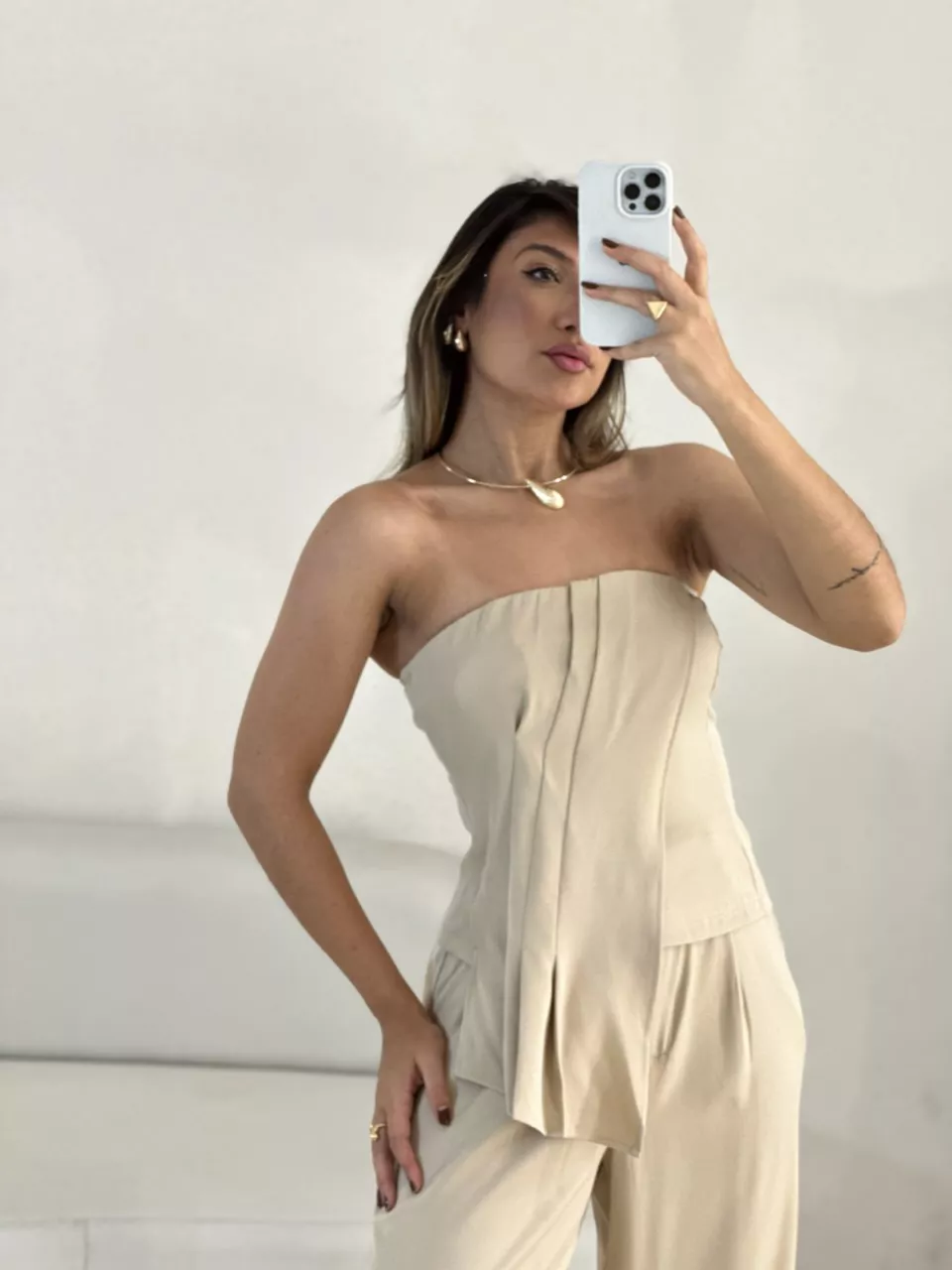 CONJUNTO MARCELA CALÇA NUDE