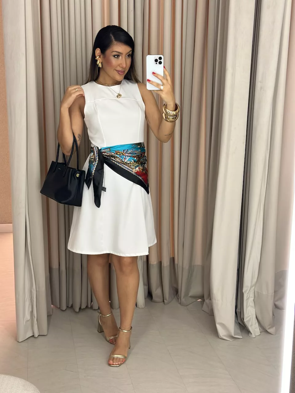 VESTIDO MARIA FLOR CAVADO OFF - 0059280048 - CAROLLA FERRARO