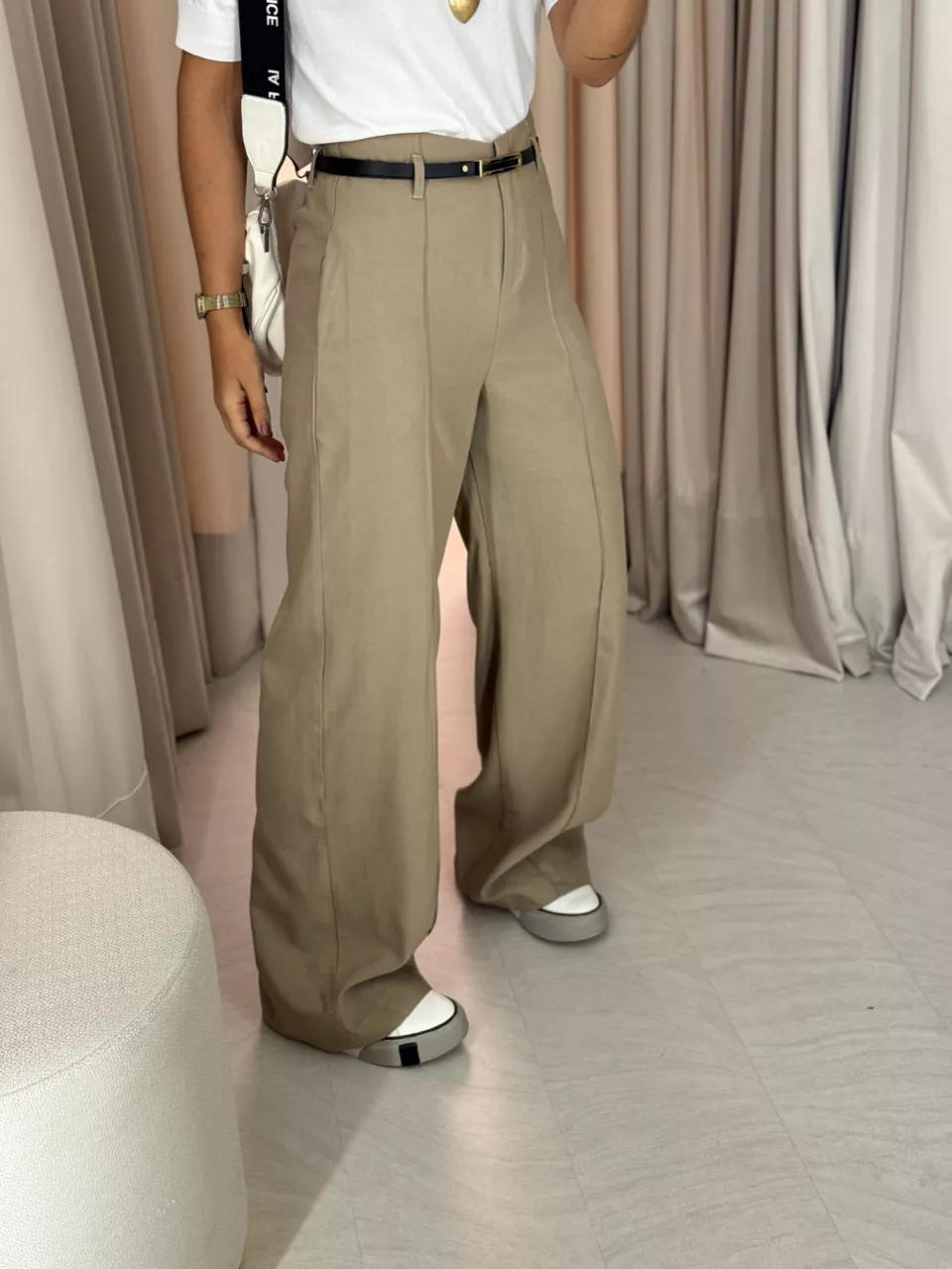 CALÇA JÚLIA PANTALONA Caqui