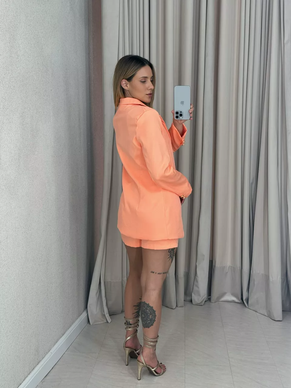 CONJUNTO ANTÔNIA BLAZER LARANJA
