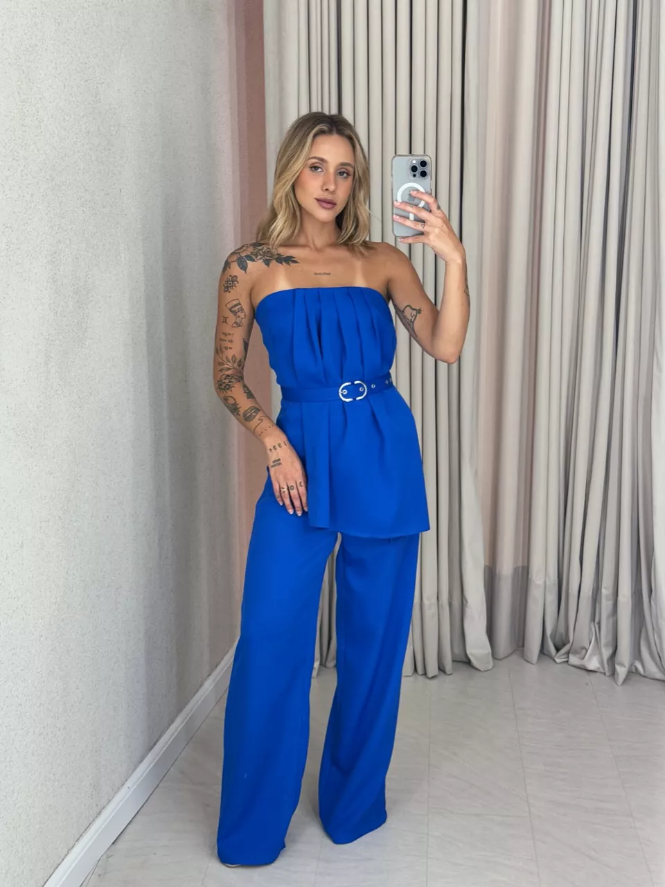 CONJUNTO MONICA TOMARA QUE CAIA AZUL - 0058430109 - CAROLLA FERRARO