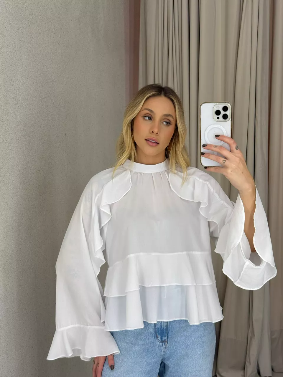 BLUSA MILENA BABADOS off