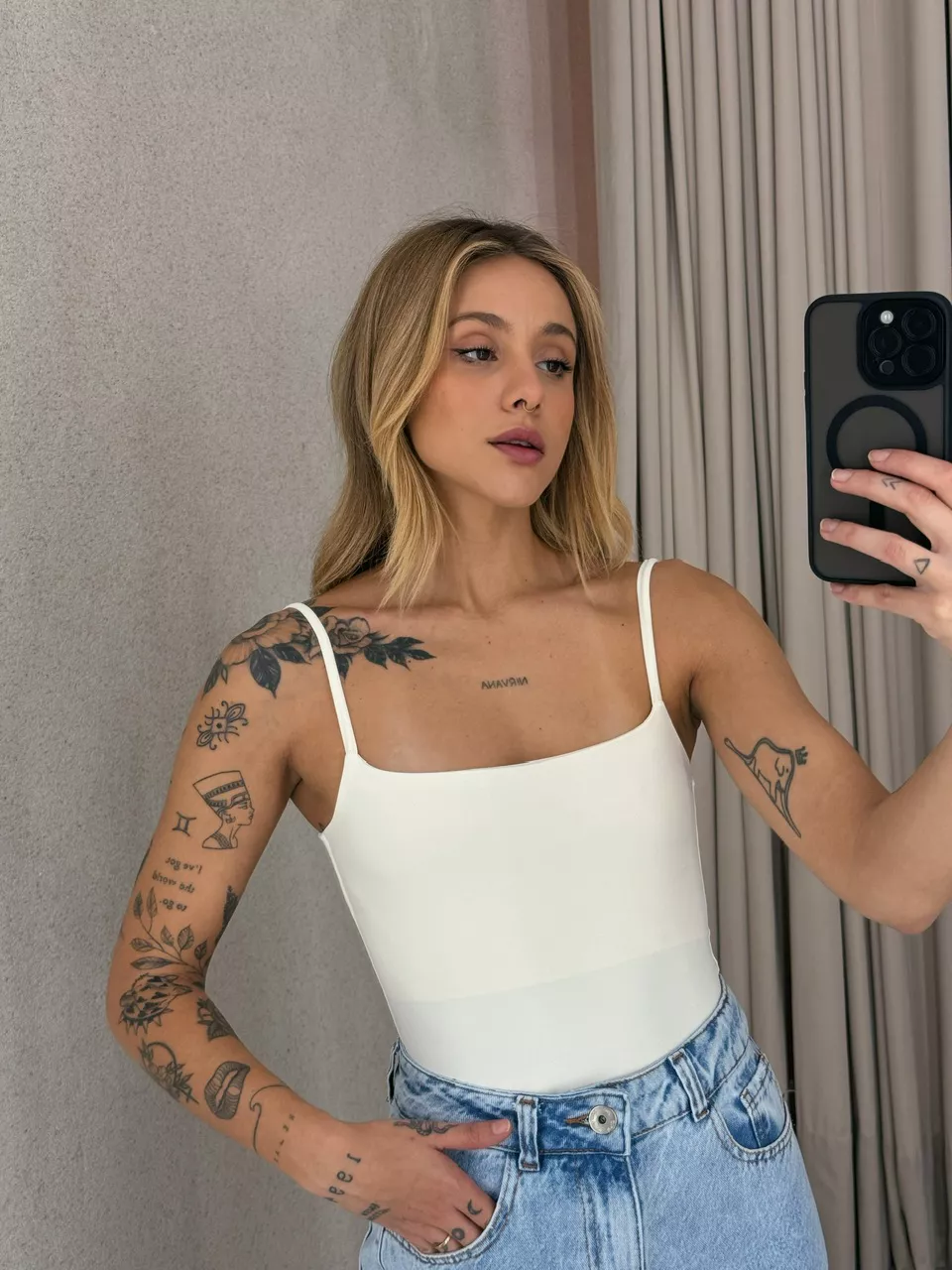 BODY ARIEL ALÇA off - 0054140048 - CAROLLA FERRARO