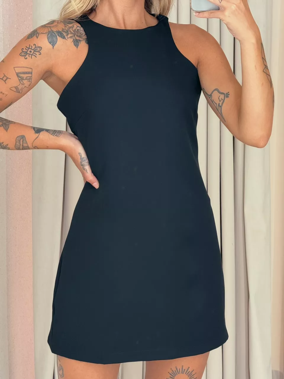 VESTIDO DAY 02 CURTO PRETO