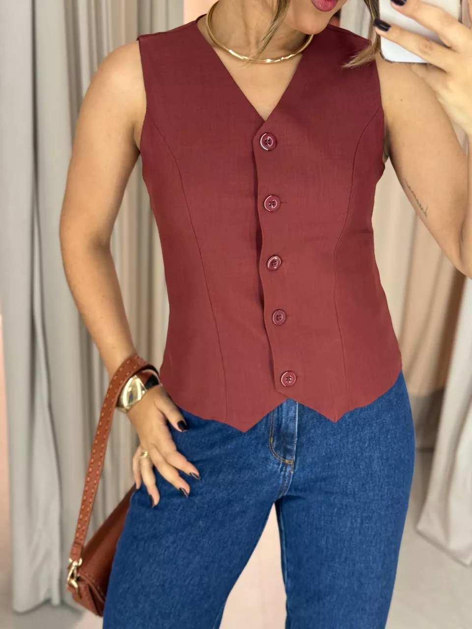 COLETE CRISTINA ALFAIATARIA TELHA - 0064230180 - CAROLLA FERRARO