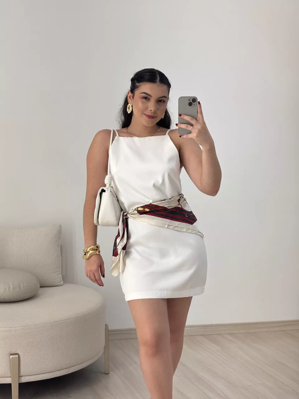VESTIDO GIANE CURTO off - 0064180048 - CAROLLA FERRARO
