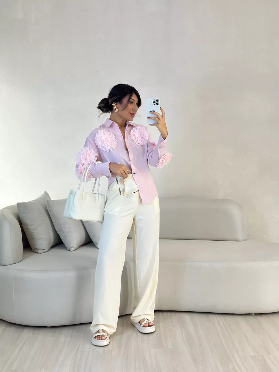 CAMISA MIA FLOR BABY PINK