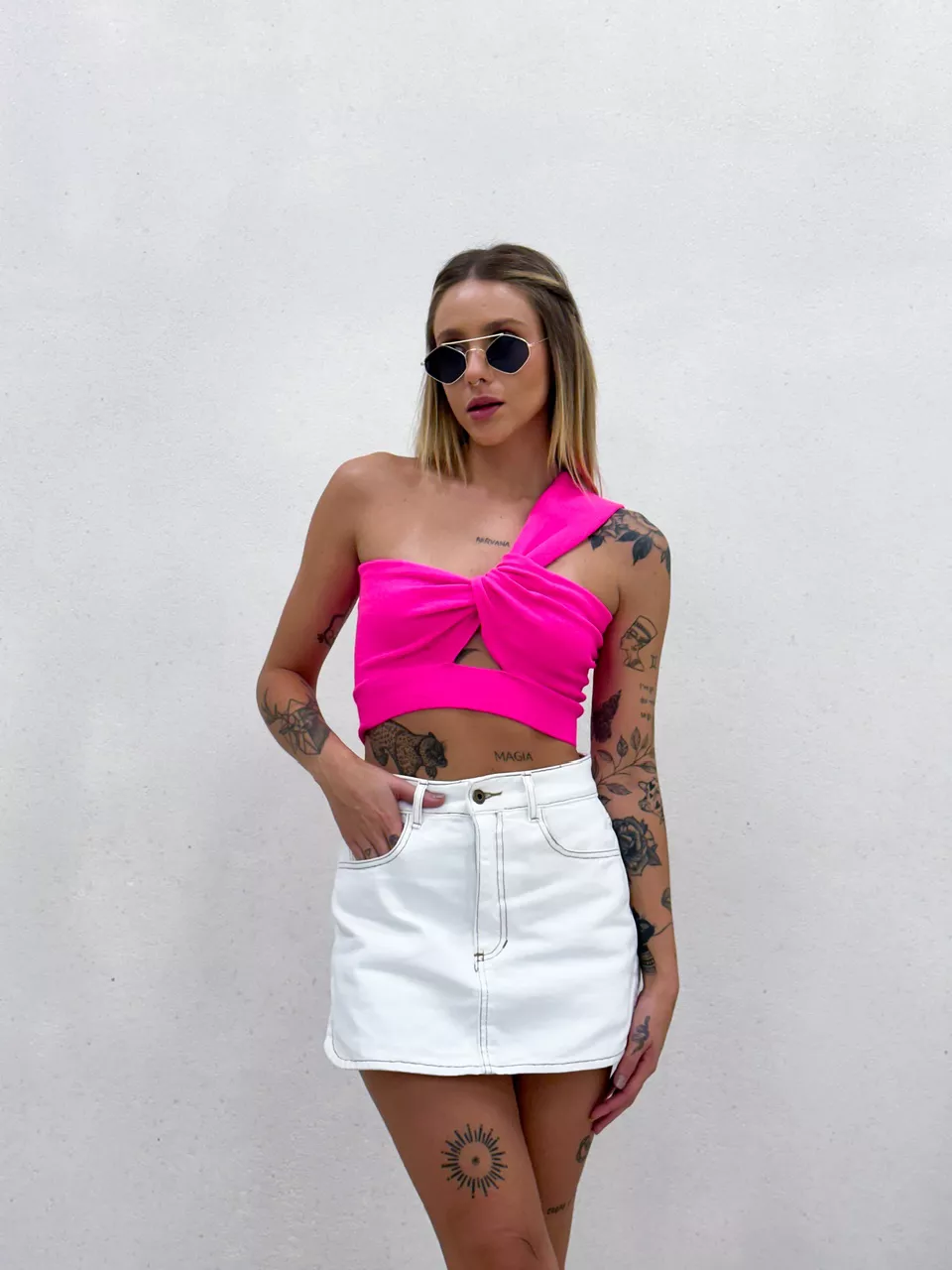 CROPPED CLARA TRICOT PINK