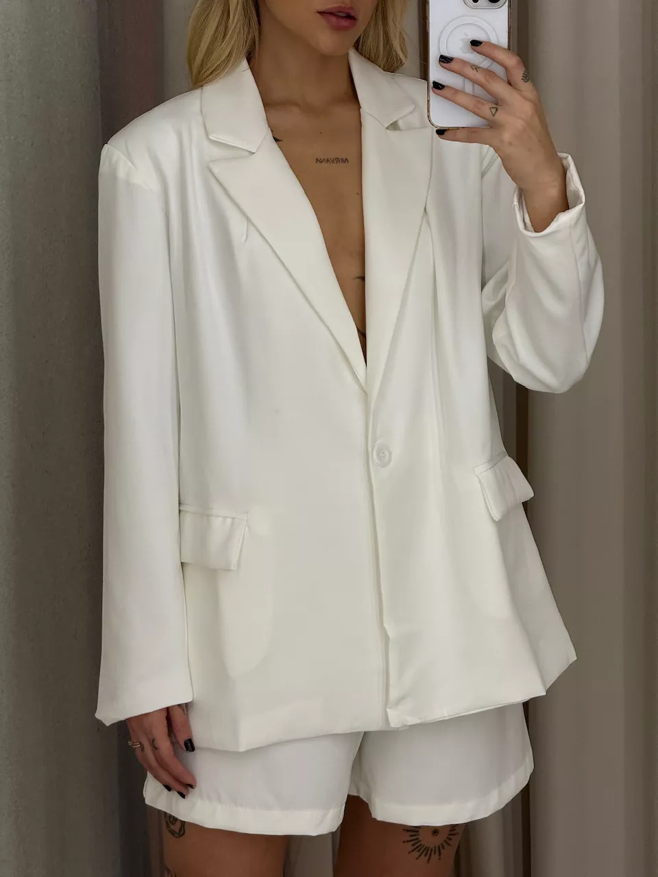 CONJUNTO SANDY BLAZER SHORT OFF