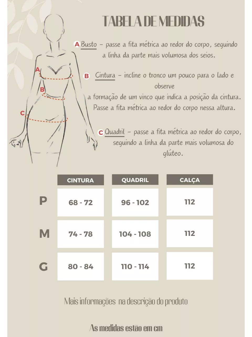 CALÇA MEG LISTRADA PRETA