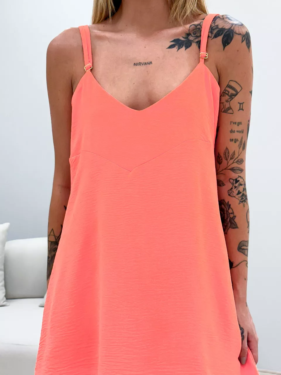 VESTIDO GABRIELLY ALÇA SALMÃO